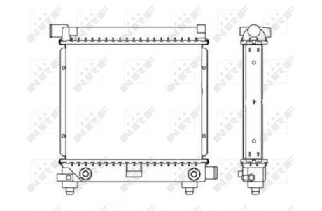 Радиатор, охлаждения дивгателя NRF 517662