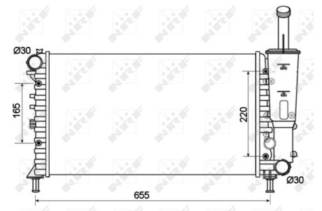 Датчик ABS, передний NRF 53124