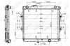 Радиатор, охлаждения дивгателя NRF 53151 (фото 1)