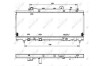 Радиатор, охлаждения дивгателя NRF 53202 (фото 1)