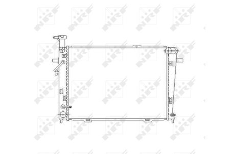 Радиатор, охлаждения дивгателя NRF 53496