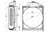Радиатор, охлаждения дивгателя NRF 54096 (фото 5)