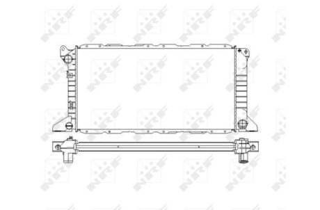 Радиатор, охлаждения дивгателя NRF 54754