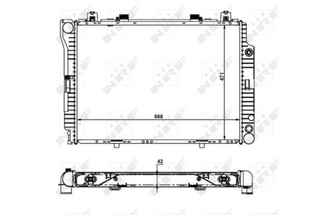 Радіатор NRF 55316