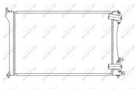 Радиатор, охлаждения дивгателя NRF 58251