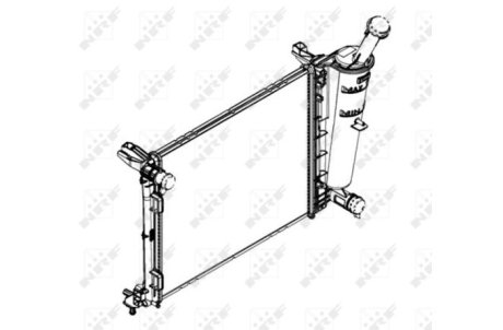 Радиатор, охлаждения дивгателя NRF 58433