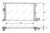 Радиатор, охлаждения дивгателя NRF 58946 (фото 1)