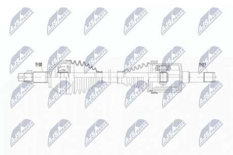 ПОЛУОСЬ NTY NPW-AR-020