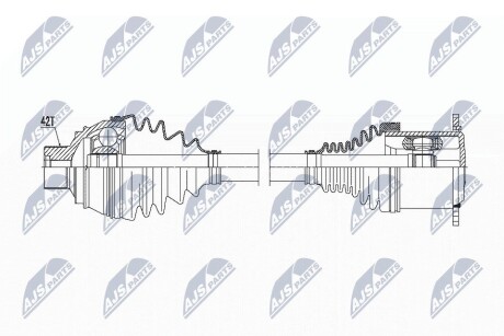 ПОЛУОСЬ NTY NPW-AU-011