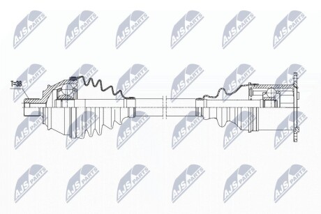 ПОЛУОСЬ NTY NPW-AU-021