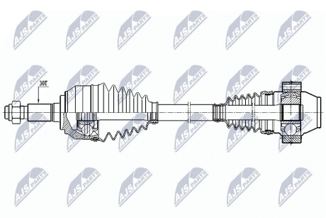 ПОЛУОСЬ NTY NPW-AU-025