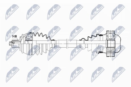 ПОЛУОСЬ NTY NPW-AU-050