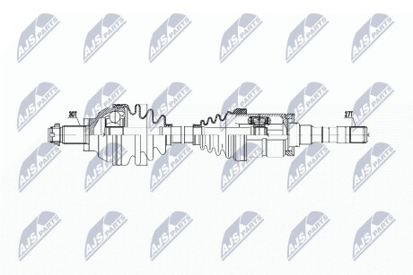 ПОЛУОСЬ NTY NPW-BM-018