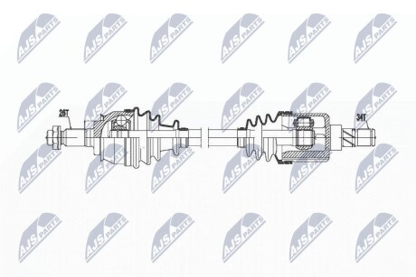 ПОЛУОСЬ NTY NPW-BM-020