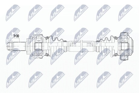 ПОЛУОСЬ NTY NPW-BM-038