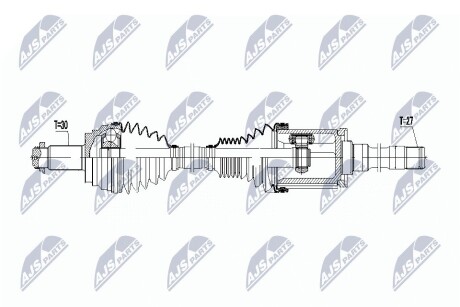 ПОЛУОСЬ NTY NPW-BM-040