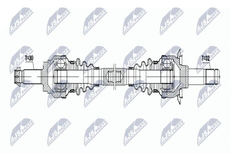 ПОЛУОСЬ NTY NPW-BM-041