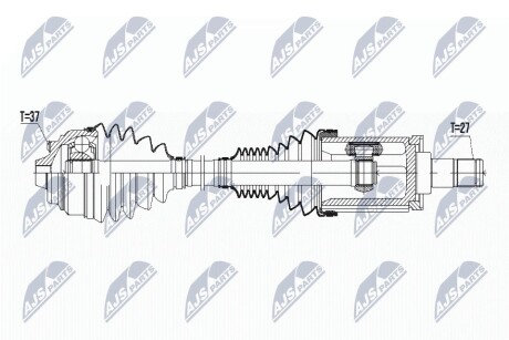 ПОЛУОСЬ NTY NPW-BM-045