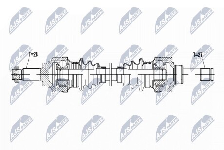 ПОЛУОСЬ NTY NPW-BM-048