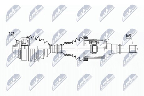 ПОЛУОСЬ NTY NPW-BM-056