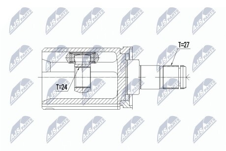 ШАРНИР РАВНЫХ УГЛОВЫХ СКОРОСТЕЙ NTY NPW-BM-061