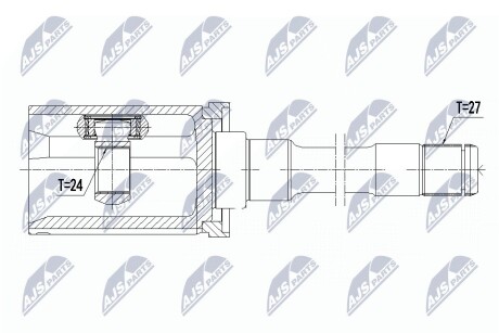 ШАРНИР РАВНЫХ УГЛОВЫХ СКОРОСТЕЙ NTY NPW-BM-063