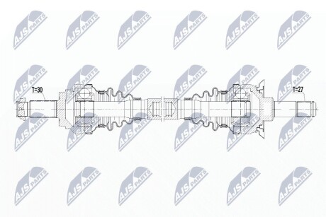 ПОЛУОСЬ NTY NPW-BM-087