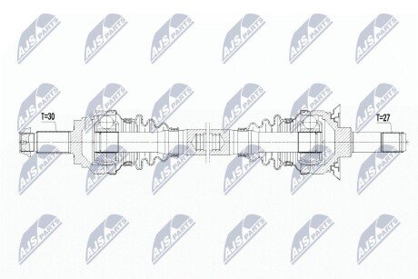 ПОЛУОСЬ NTY NPW-BM-099