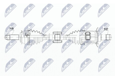 ПОЛУОСЬ NTY NPW-BM-105