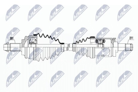 ПОЛУОСЬ NTY NPW-BM-115