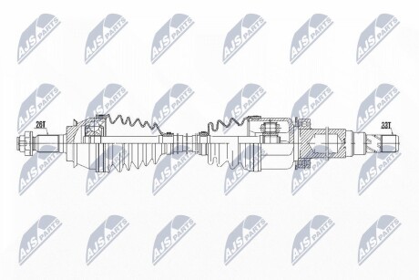 ПОЛУОСЬ NTY NPW-BM-131