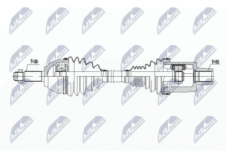 ПОЛУОСЬ NTY NPW-BM-135