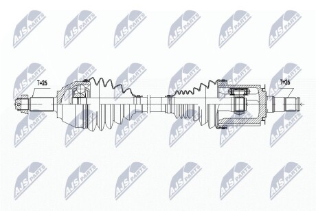 ПОЛУОСЬ NTY NPW-BM-143