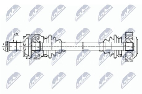 ПОЛУОСЬ NTY NPW-BM-149