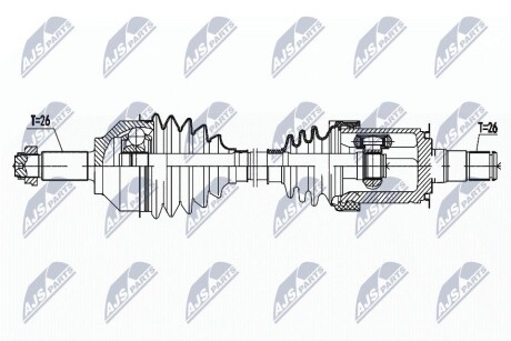 ПОЛУОСЬ NTY NPW-BM-161