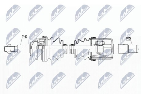 ПОЛУОСЬ NTY NPW-CH-034