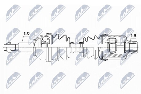 ПОЛУОСЬ NTY NPW-CH-036