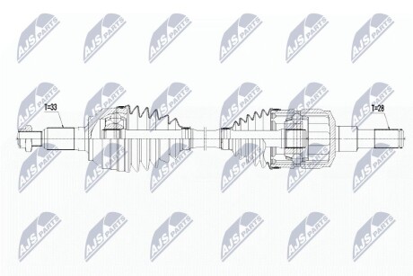 ПОЛУОСЬ NTY NPW-CH-070