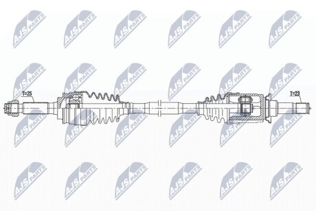 ПОЛУОСЬ NTY NPW-CH-092 (фото 1)