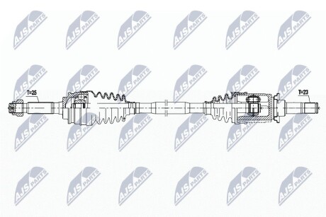 ПОЛУОСЬ NTY NPW-CH-094