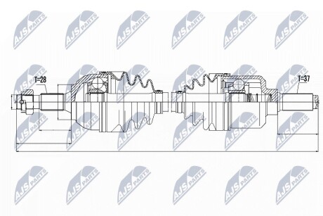 ПОЛУОСЬ NTY NPW-CT-052