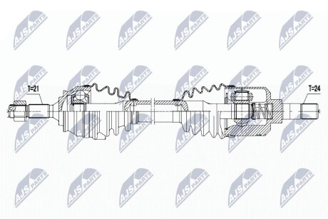 ПОЛУОСЬ NTY NPW-CT-055 (фото 1)