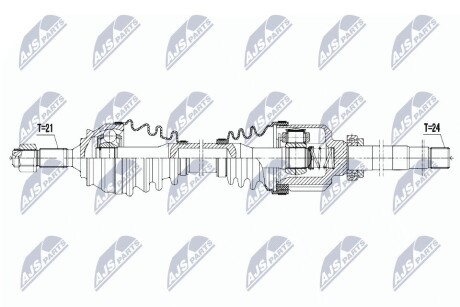 ПОЛУОСЬ NTY NPW-CT-057