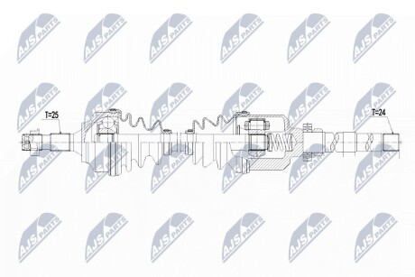 ПОЛУОСЬ NTY NPW-CT-063 (фото 1)