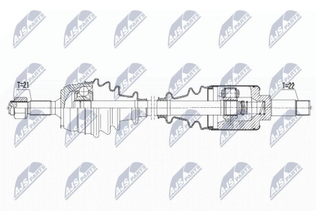 ПОЛУОСЬ NTY NPW-CT-065