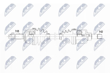 ПОЛУОСЬ NTY NPW-CT-069