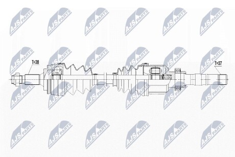 ПОЛУОСЬ NTY NPW-CT-073 (фото 1)