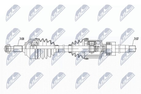 ПОЛУОСЬ NTY NPW-CT-099