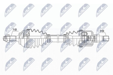 ПОЛУОСЬ NTY NPW-CT-109