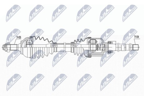 ПОЛУОСЬ NTY NPW-CT-111